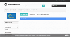Desktop Screenshot of konyvmolyszolnok.hu