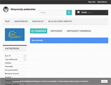 Tablet Screenshot of konyvmolyszolnok.hu